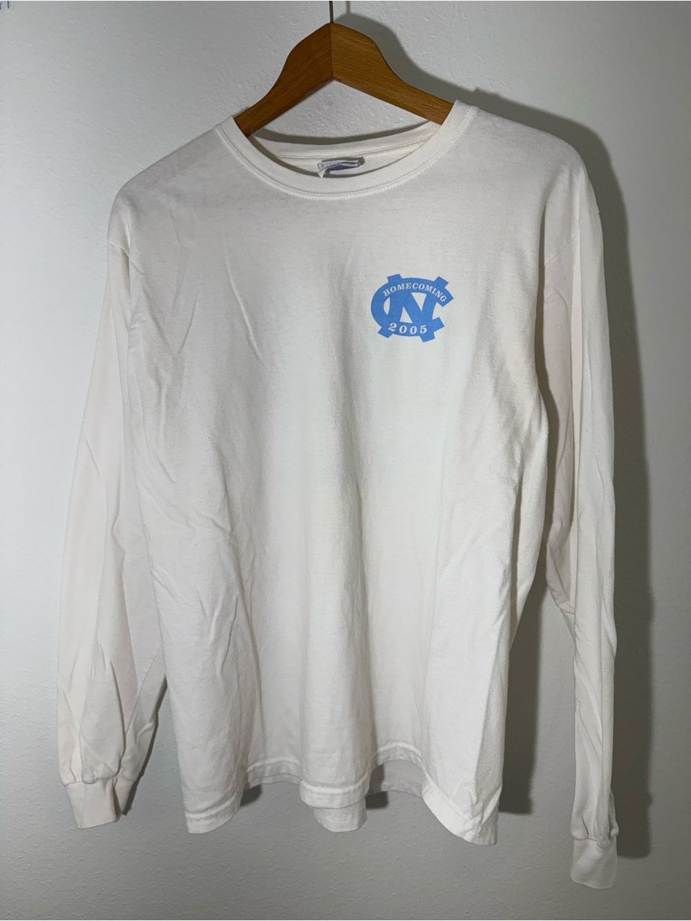 Vintage 2005 UNC North Carolina Football Homecoming Long Sleeve T shirt